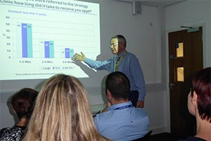 Lay member presenting finding